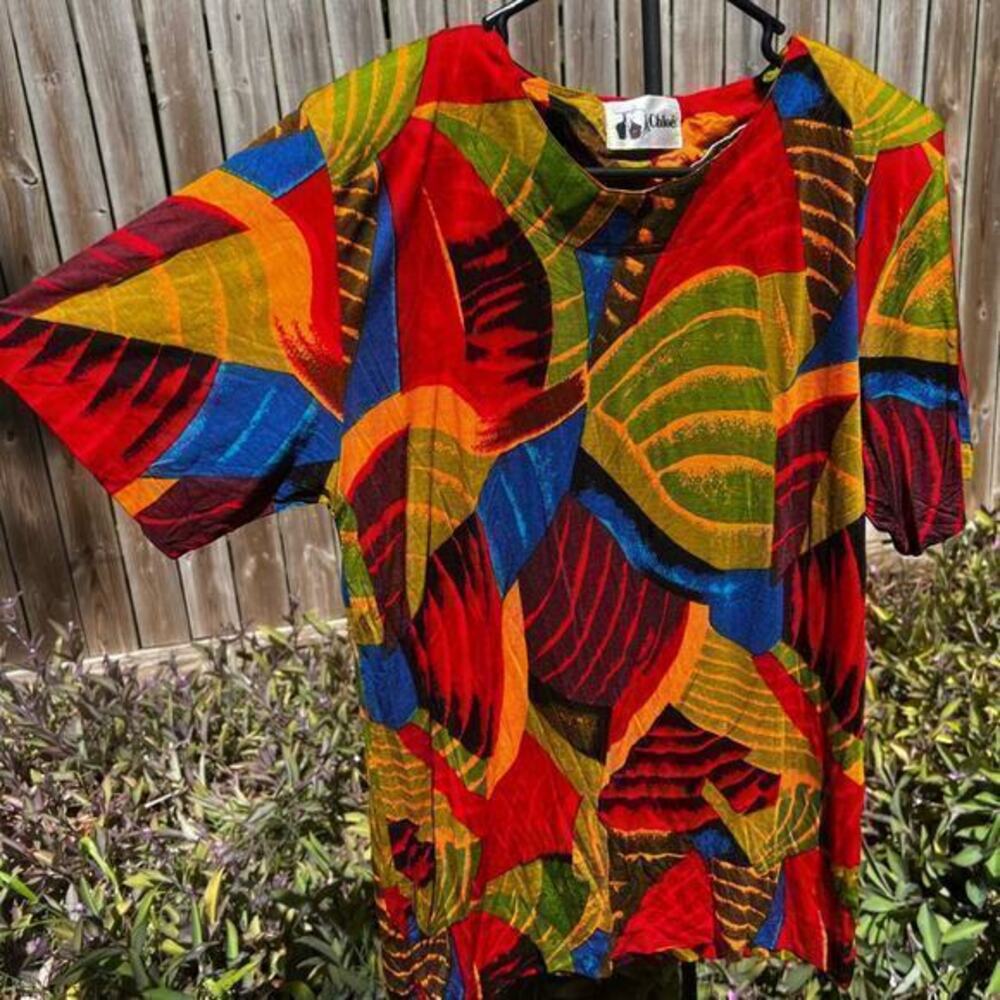 VINTAGE CHLOE Colorful top Large / Extra large